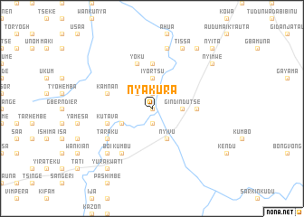 map of Nyakura