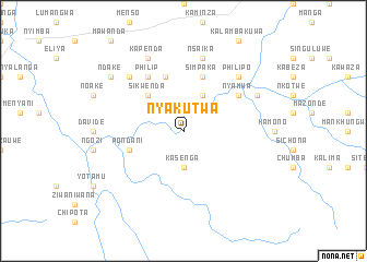 map of Nyakutwa