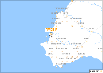 map of Nyale