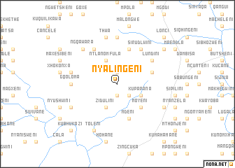 map of Nyalingeni