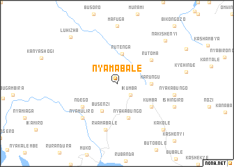 map of Nyamabale