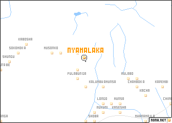 map of Nyamalaka