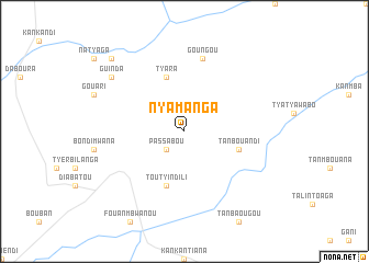 map of Nyamanga