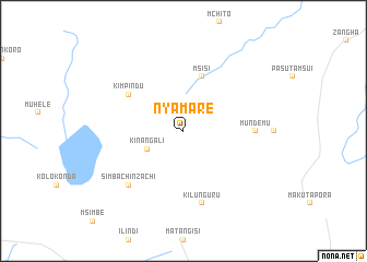 map of Nyamare