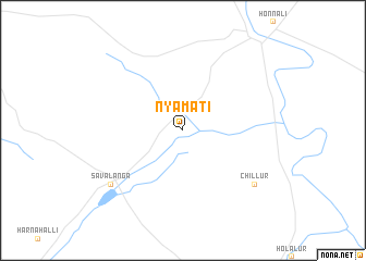 map of Nyāmati