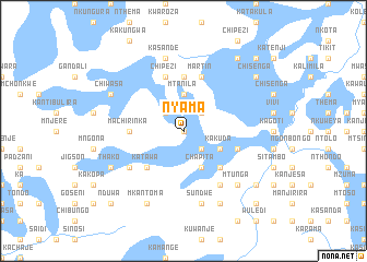 map of Nyama