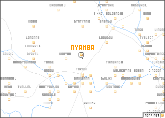 map of Nyamba