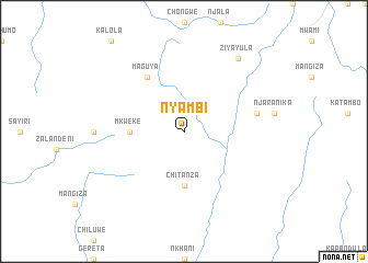 map of Nyambi