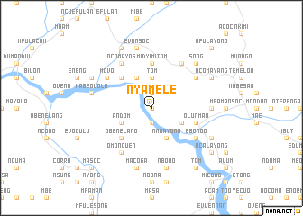 map of Nyamele