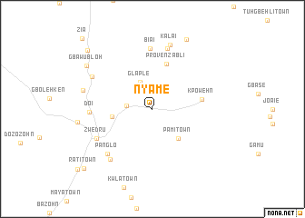 map of Nyame