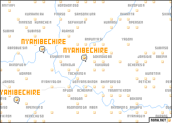 map of Nyamibechire