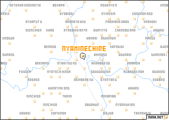 map of Nyaminechire