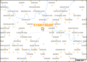 map of Nyamiyadom