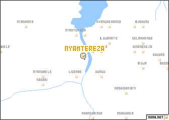 map of Nyamtereza