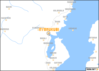 map of Nyamukubi