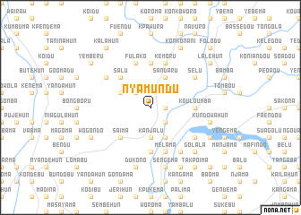 map of Nyamundu