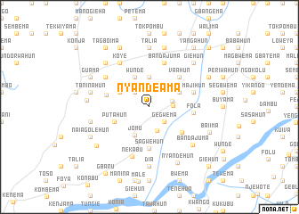 map of Nyandeama