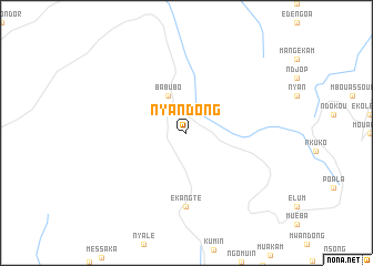 map of Nyandong