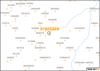 map of Nyangara