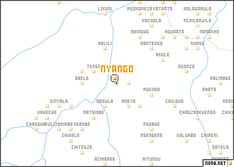 map of Nyango