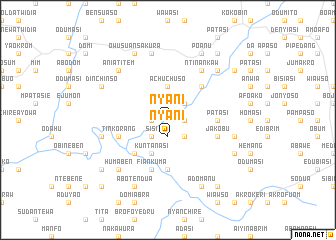 map of Nyani