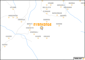 map of Nyankonde