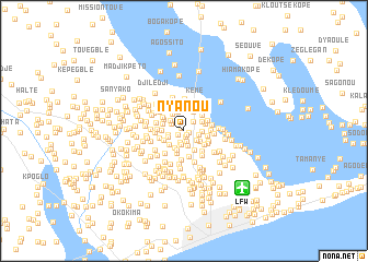 map of Nyanou