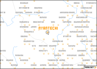 map of Nyantechi