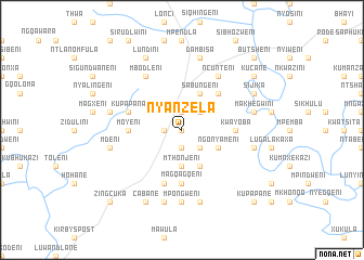 map of Nyanzela