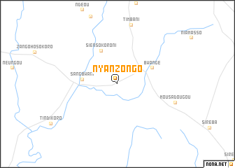 map of Nyanzongo