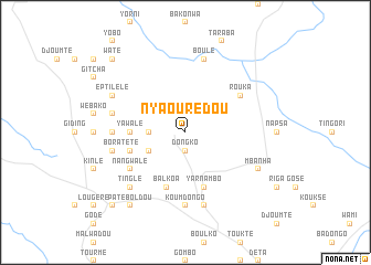 map of Nyaourédou