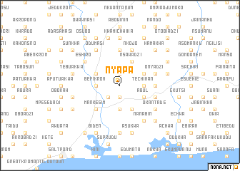 map of Nyapa
