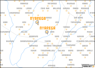 map of Nyarega