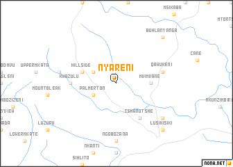 map of Nyareni