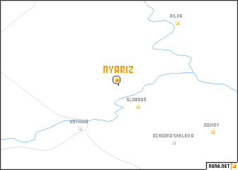 map of Nyariz\