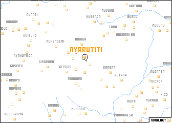 map of Nyarutiti