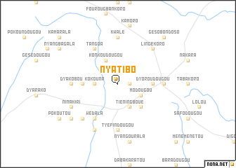 map of Nyatibo
