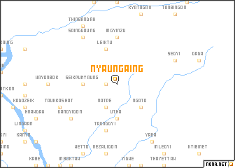 map of Nyaung-aing