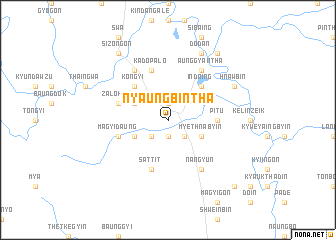 map of Nyaungbintha