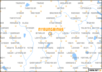 map of Nyaungbinwe