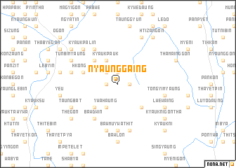 map of Nyaunggaing