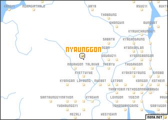 map of Nyaunggon