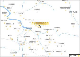 map of Nyaunggon