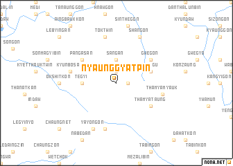 map of Nyaunggyatpin