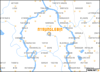 map of Nyaunglebin
