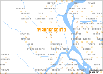 map of Nyaungngokto