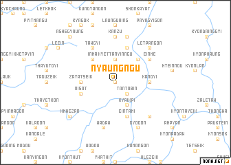 map of Nyaungngu