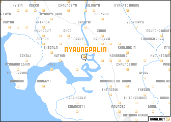 map of Nyaungpalin