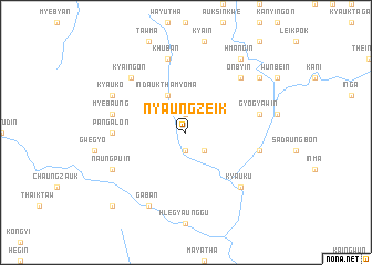 map of Nyaungzeik