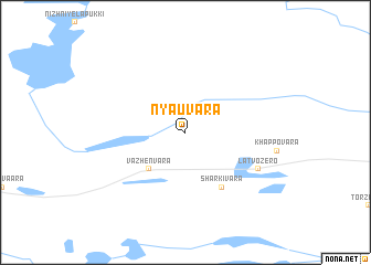 map of Nyauvara